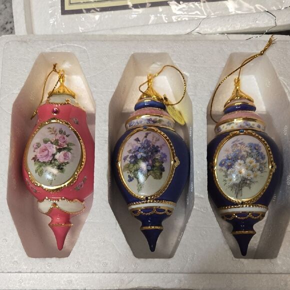 The Bradford Exchange Other - The Bradford Exchange.. Lena Liu's Forever Flowers Ornaments..